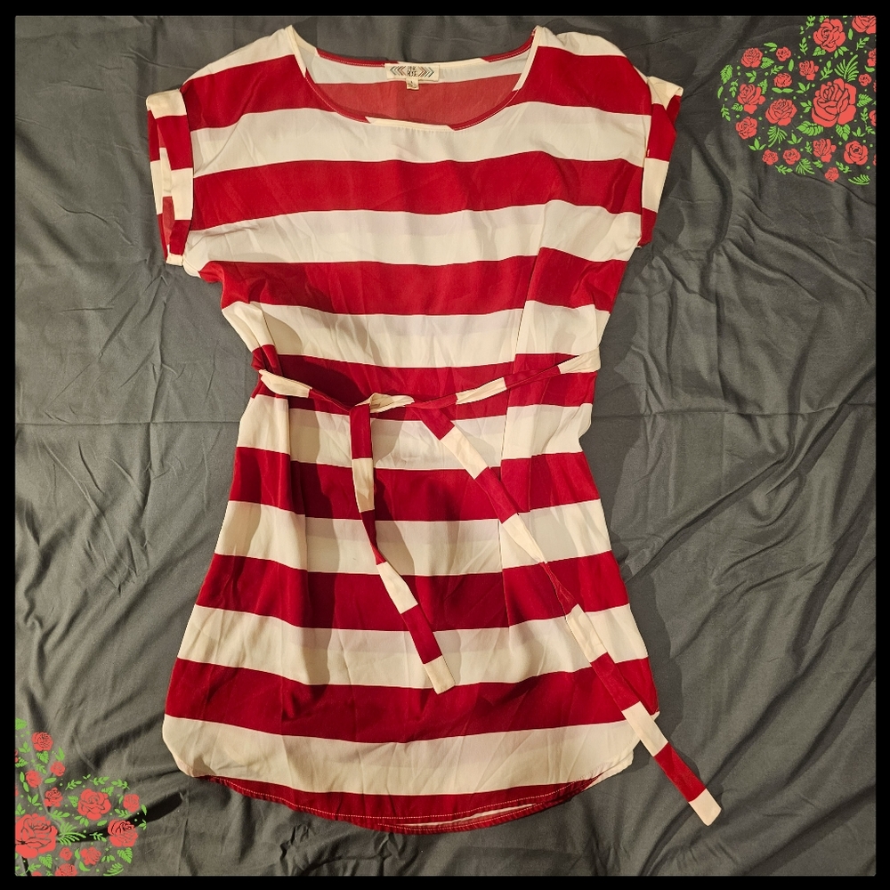Pink Rose Shift Dress